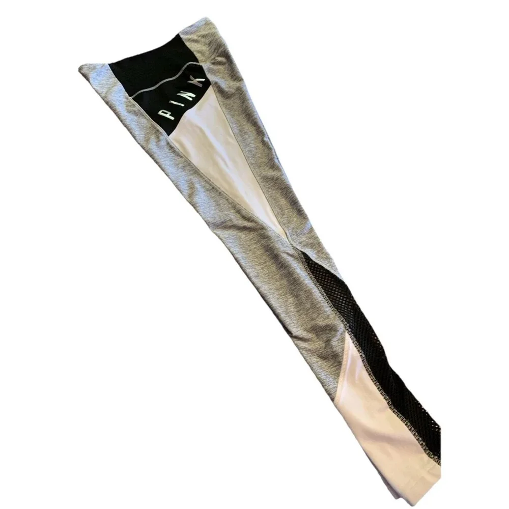 Pink Victoria's Secret Ultimate High Waist Yoga Leggings Spell Out Shiny Small/P